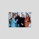 Роман Каплан, Соломон Волков, Марианна Волкова в «Русском самоваре». Конец 1990-ых. 